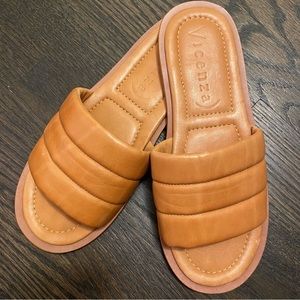 Free People Nude Slide Sandal